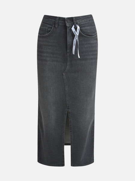 SMITH & SOUL Damen Jeansrock, schwarz