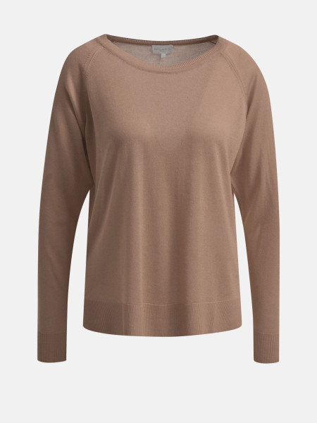 MILANO ITALY Damen Pullover, hellbraun