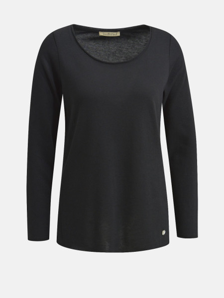 SMITH & SOUL Damen Langarmshirt, schwarz