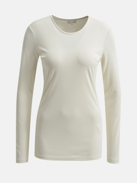 MILANO ITALY Damen Langarmshirt, creme