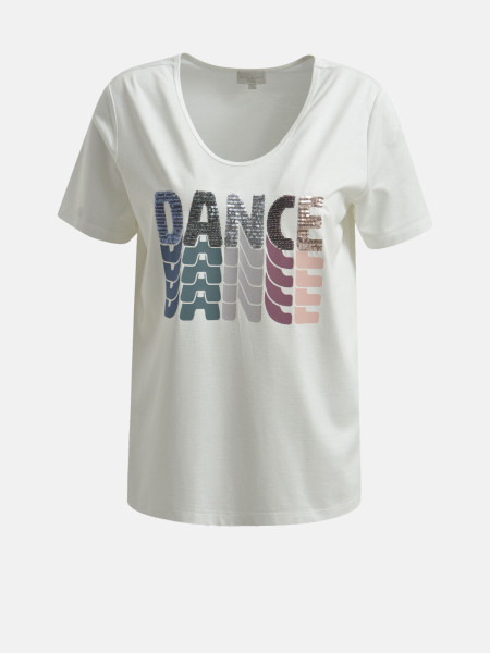 MILANO ITALY Damen T-Shirt, creme